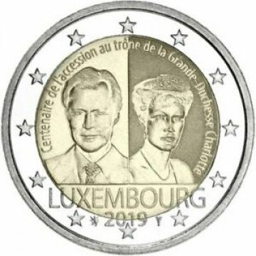 2 Euro - Luxemburgo G. D. Charlotte 2019