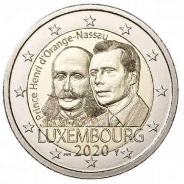 2 Euro - Luxemburgo Prince Henri 2020