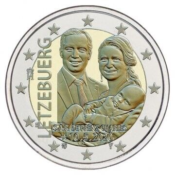 2 Euro - Luxemburgo Prince Charles 2020