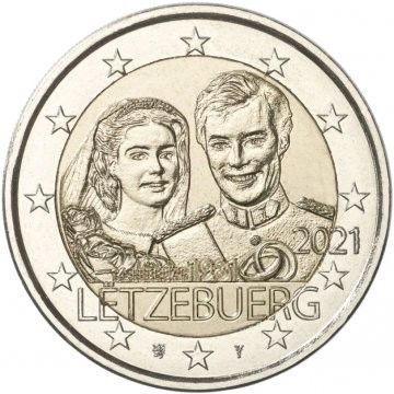 2 Euro - Luxemburgo Marriage of G. D. Henri 2021