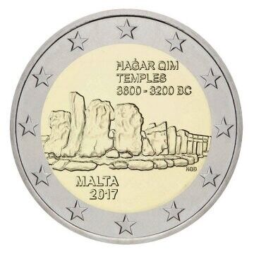 2 Euro - Malta Hagar Qim 2017