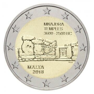 2 Euro - Malta Temples of Mnajdra 2018