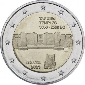 2 Euro - Malta Temples of Tarxien 2021
