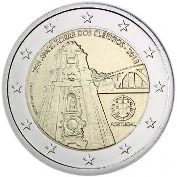 2 Euro - Portugal Torre dos Clérigos 2013