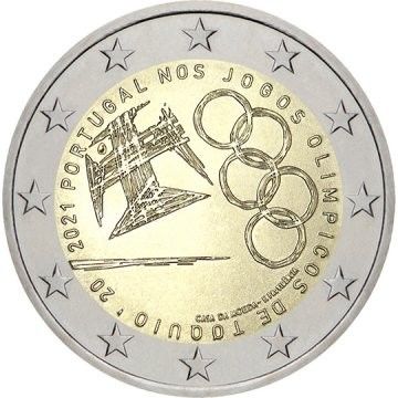 2 Euro - Portugal Tokyo Olympics 2021