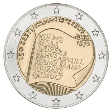 2 Euro - 2022 Estonian Literary Society