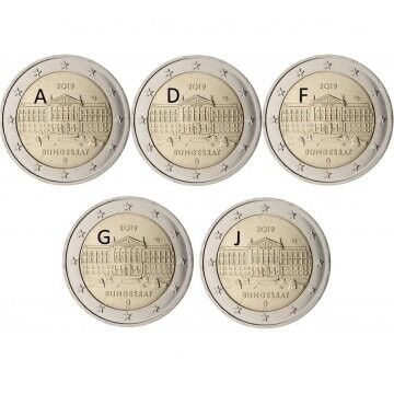 2 Euro -  Bundesrat 2019 - ADFGJ
