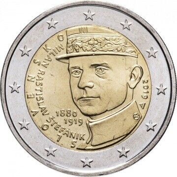 2 Euro - Eslováquia Milan Rastislav tefánik 2019