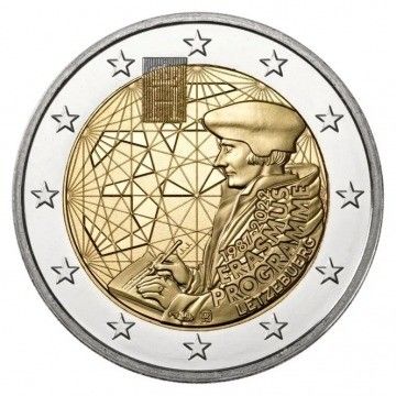 2 Euro - Luxemburgo Erasmus 2022