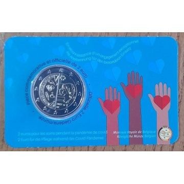 2 Euro * Bélgica Heroes covid pandemic 2022 (FR)