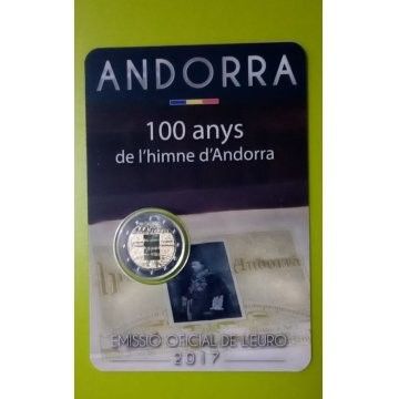 2 Euro -  Hino of Andorra 2017