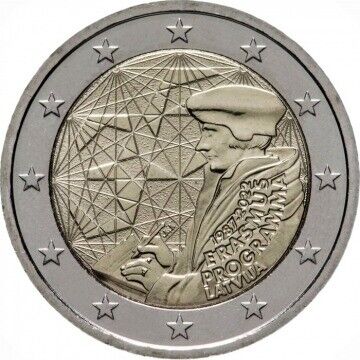 2 Euro - Letonia Erasmus 2022