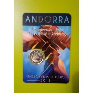 2 Euro - Andorran Constitution 2018