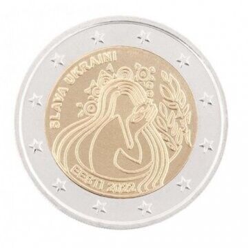 2 Euro - Paz na Ucrânia 2022