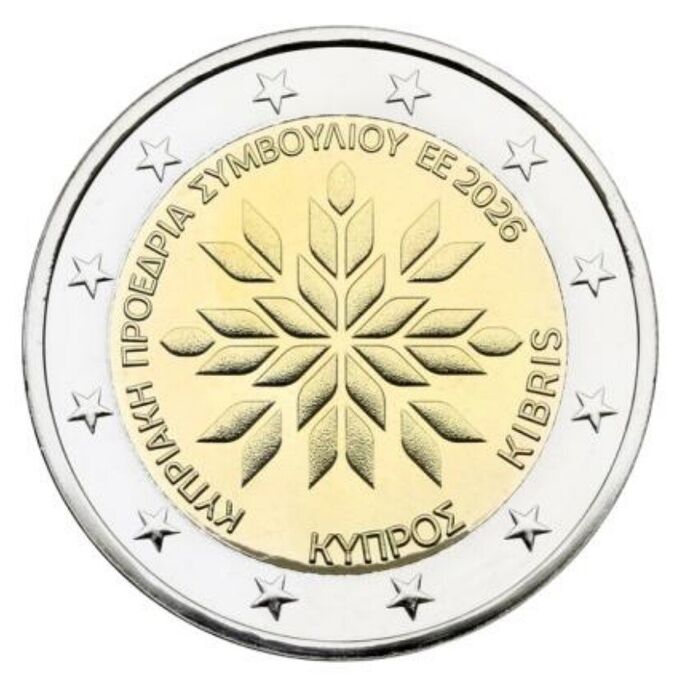 2 Euros - Presidencia da UE Chipre 2026