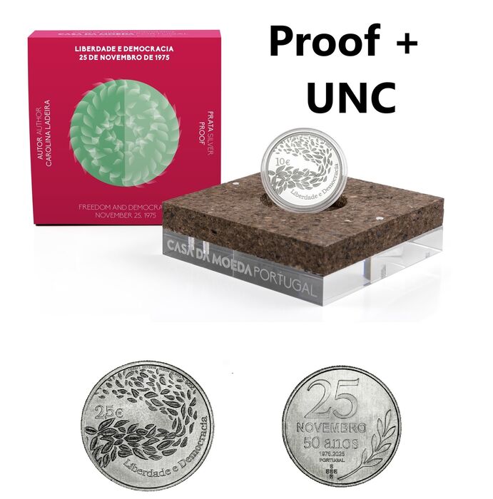10 Euros 2026 - Liberdade e Democracia + UNC