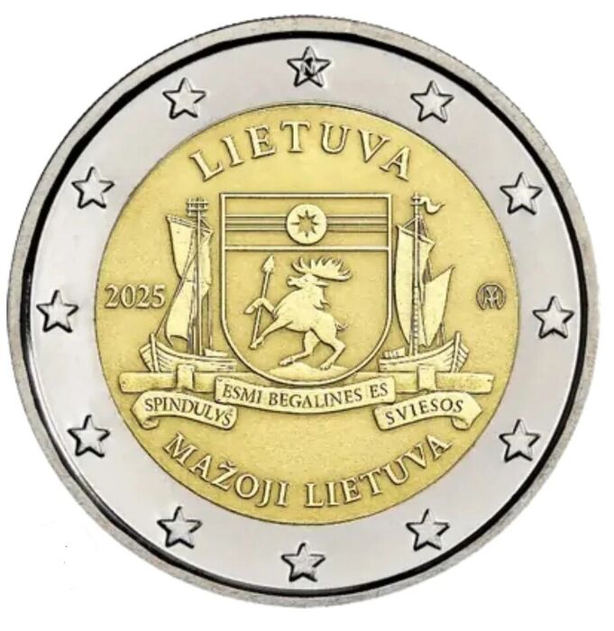 2 euros - Mazoji 2025