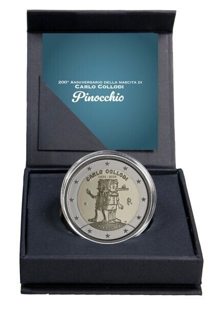 2 euro - Carlo Collodi "Pinoquio" - Proof