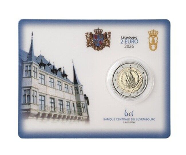 2 Euros Luxemburgo - CHARLEMAGNE 2026