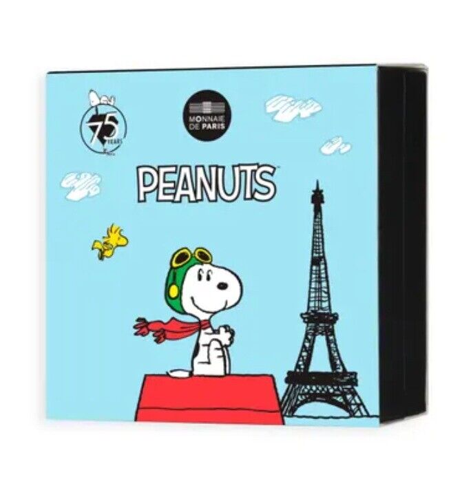 10 Euros -  Snoopy - Prata Proof