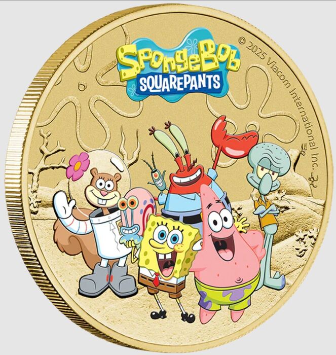 Tuvalu 2025 $1 Spongebob Squarepants and Friends