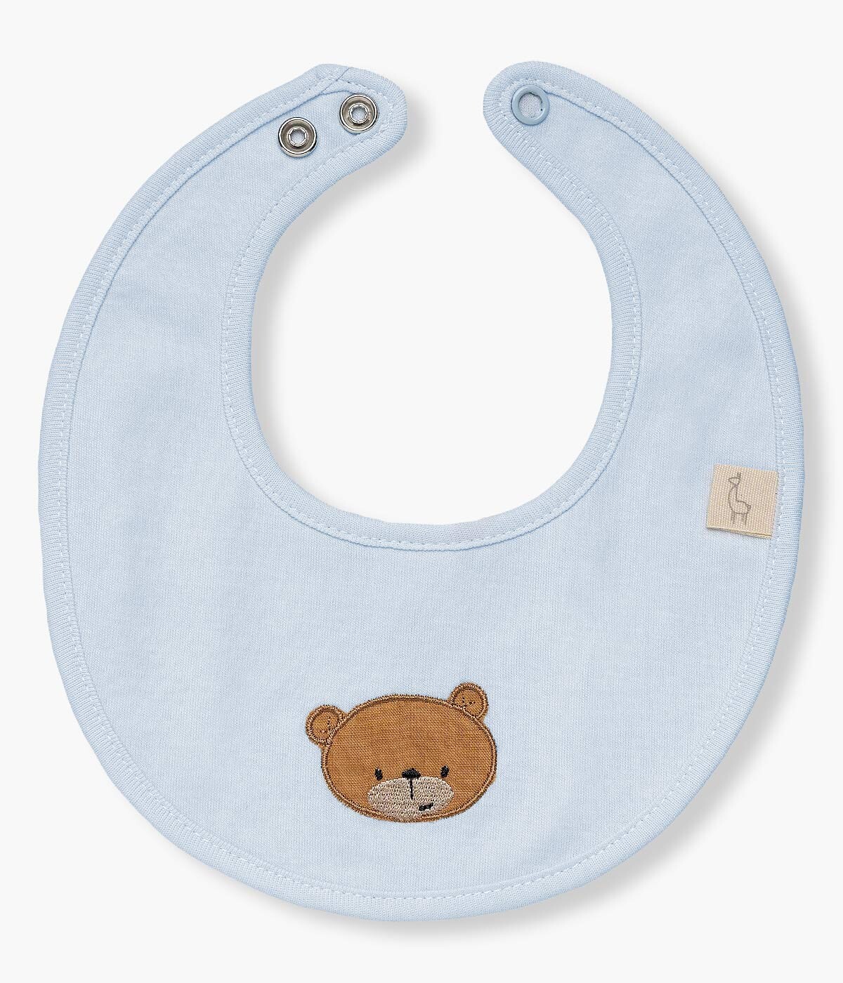 Babete Impermeável para Bebé Urso Azul