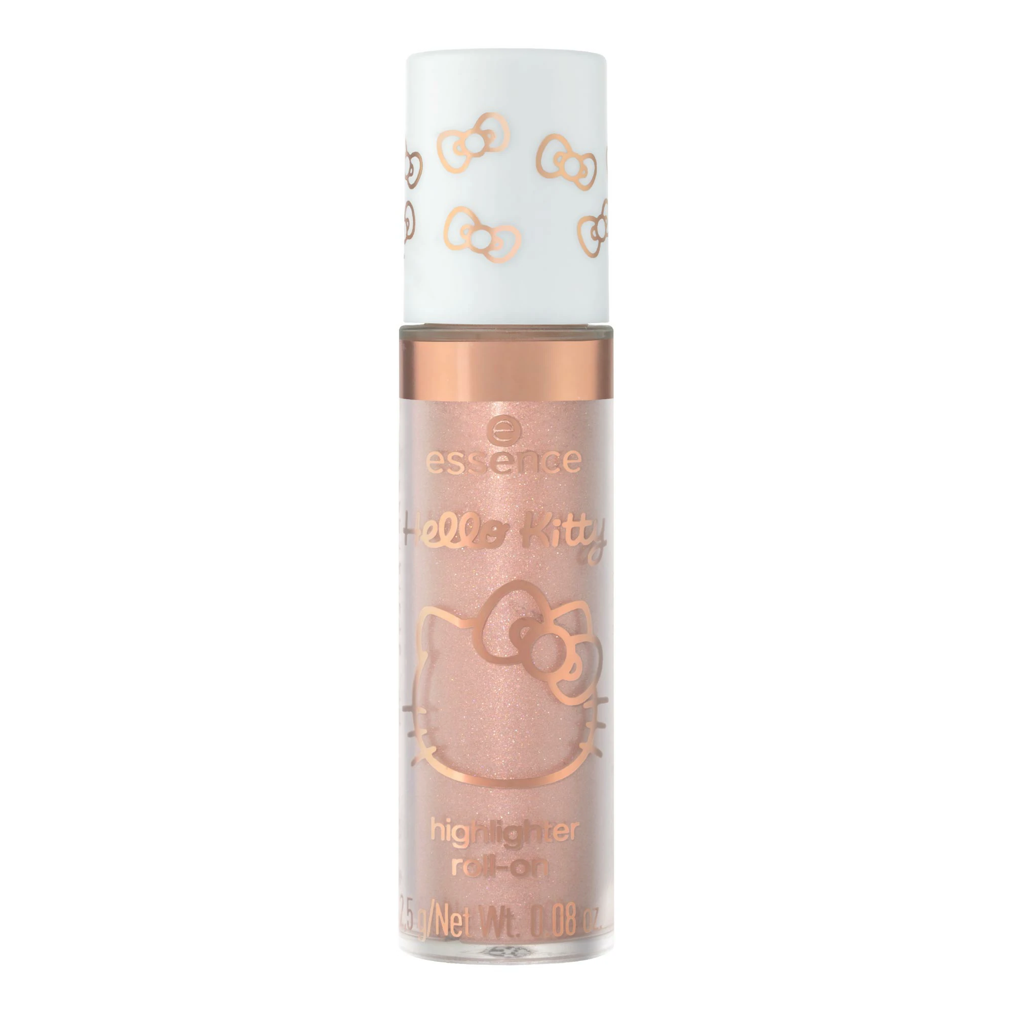 Essence Hello Kitty Iluminador Líquido Roll-On - Acabamento Rose Gold para Look Radiante