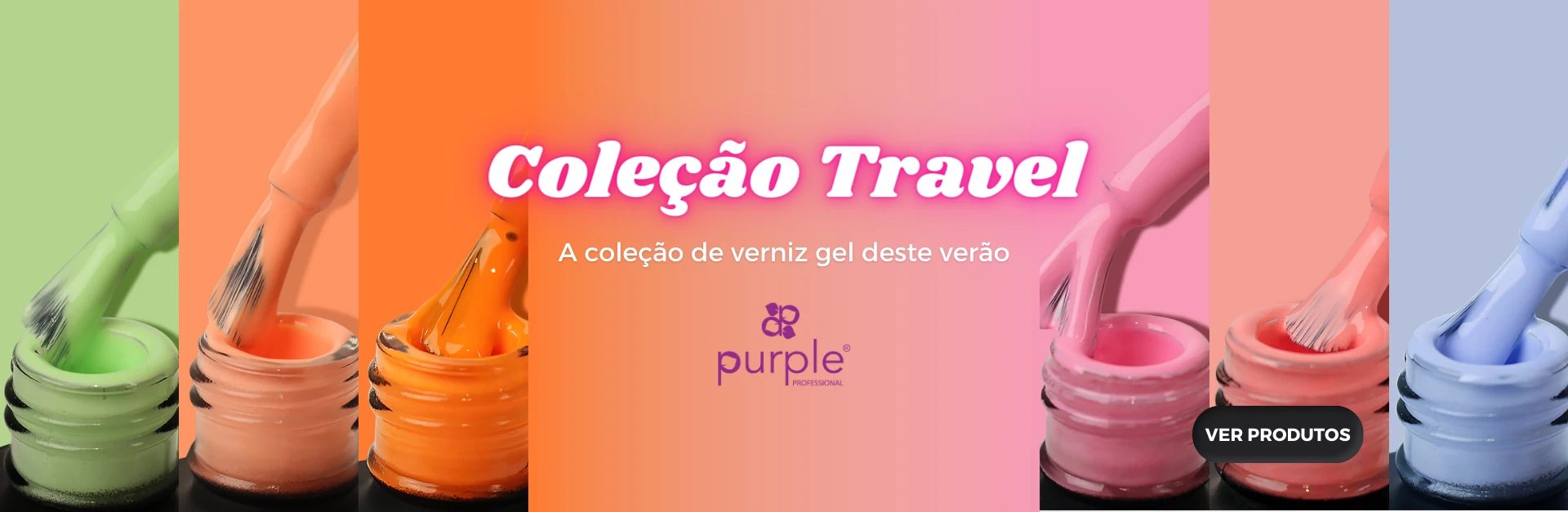 A nova coleção de verniz gel da Purple Professional vai levar-te a viajar com as cores de verão para as tuas unhas de verão