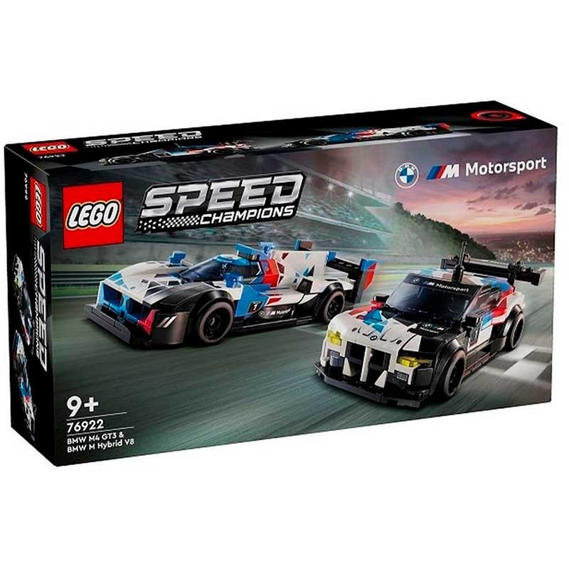 LEGO® Speed Champions: BMW M4 Gt3 & BMW M Hybrid V8 Race Cars (76922) 4