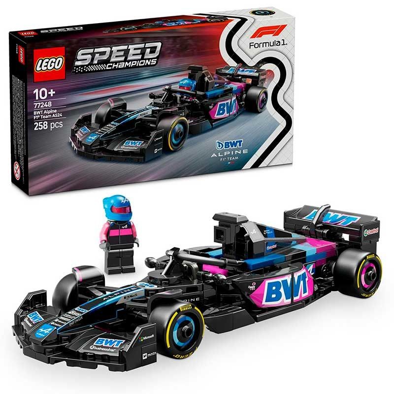 LEGO® Speed Champions: BWT Alpine F1® Team A524 Race Car (77248)