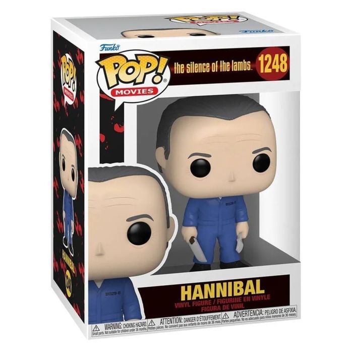 Funko Pop The Silence of the Lambs Hannibal Lecter with Knife and Fork #1248