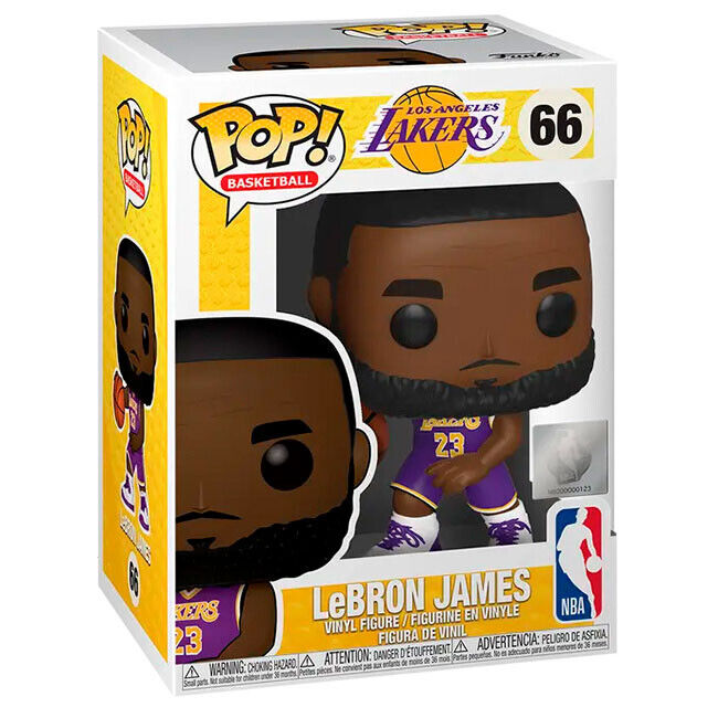 Funko Pop NBA LA Lakers LeBron James (Home Jersey) #66