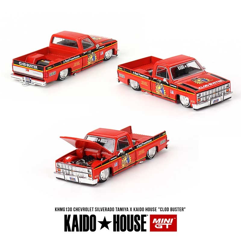 Kaido House MINI GT Chevrolet Silverado TAMIYA x KAIDO HOUSE "Clod Buster" 1/64 (130) 0