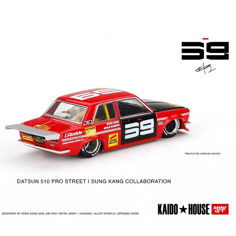 Kaido House MINI GT Datsun Pro Street SK510 Red 1/64 (003) 2