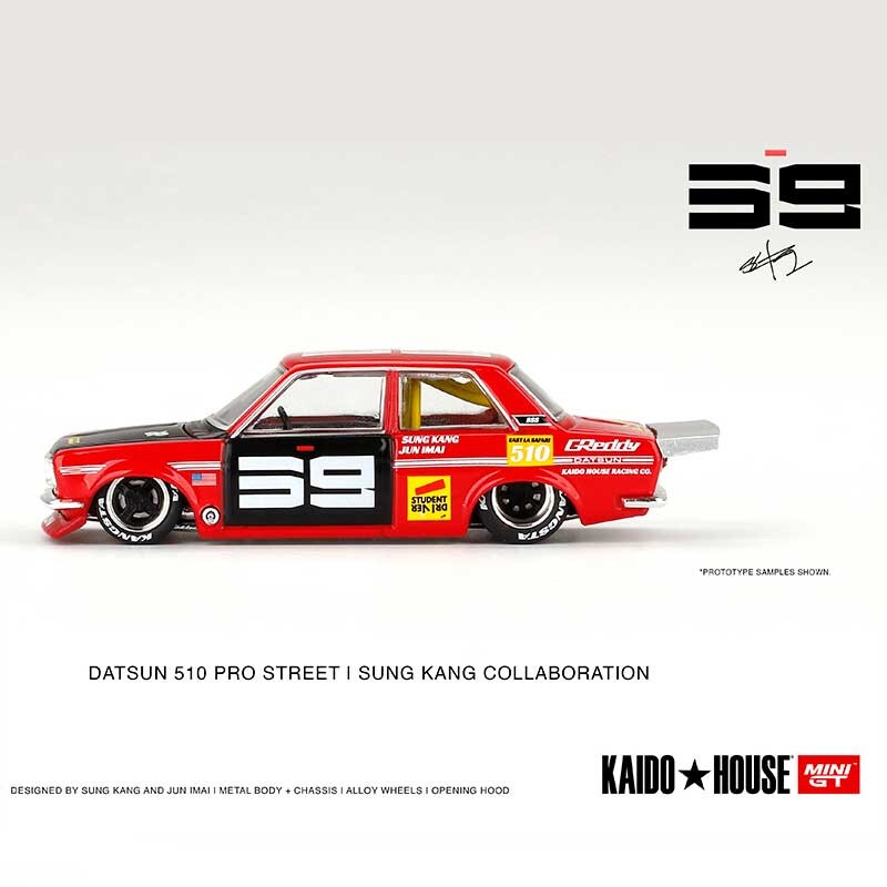 Kaido House MINI GT Datsun Pro Street SK510 Red 1/64 (003) 3