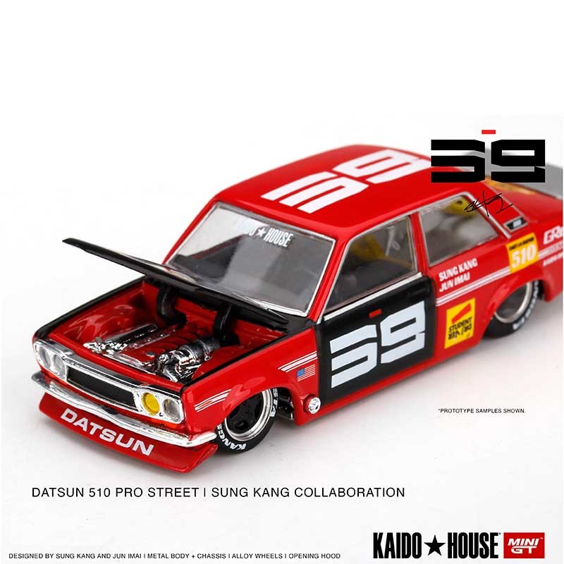 Kaido House MINI GT Datsun Pro Street SK510 Red 1/64 (003) 0