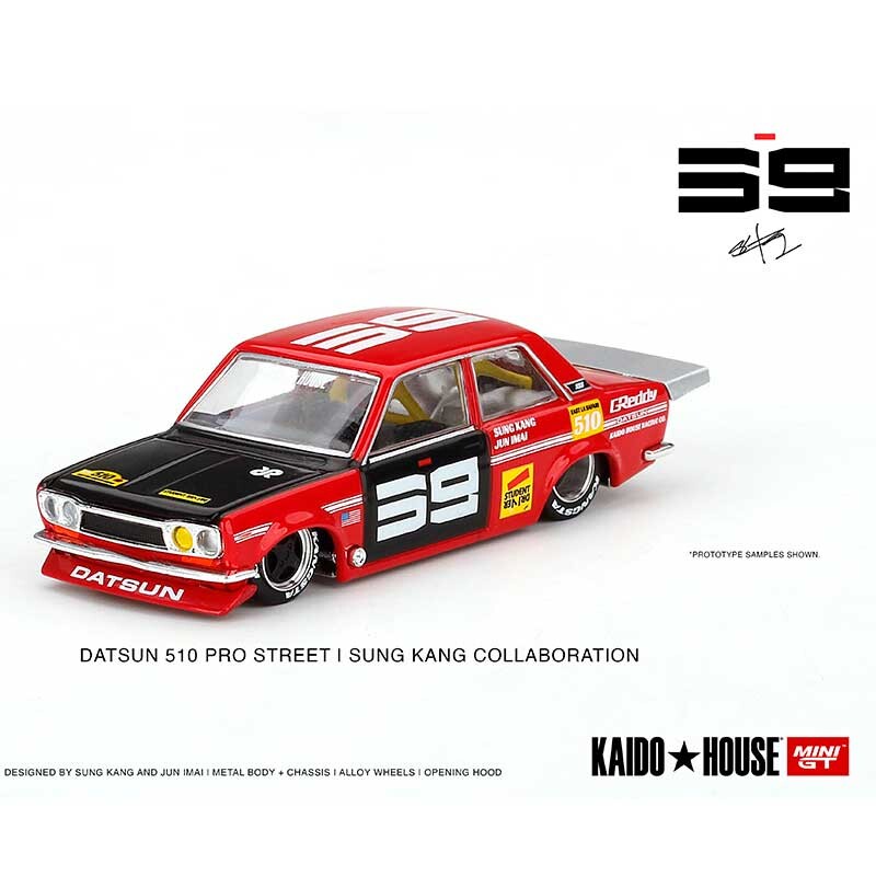 Kaido House MINI GT Datsun Pro Street SK510 Red 1/64 (003) 1