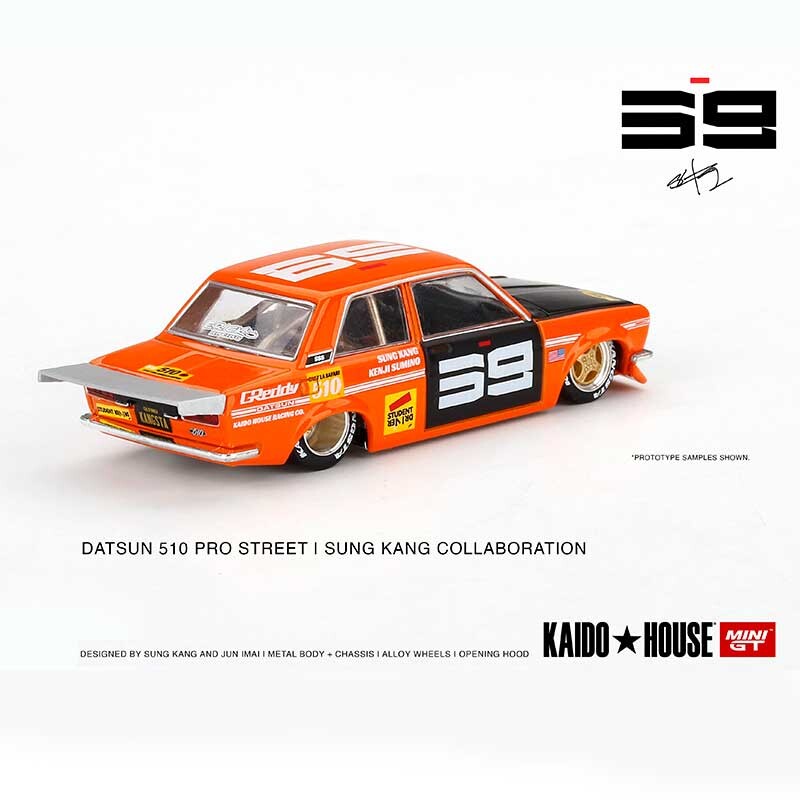 Kaido House MINI GT Datsun Pro Street SK510 Orange 1/64 (004) 2