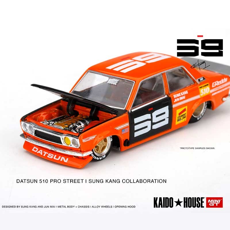 Kaido House MINI GT Datsun Pro Street SK510 Orange 1/64 (004) 0