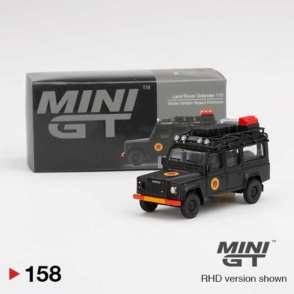 MINI GT Land Rover Defender 110 Badan Intelijen Negara Indonésia EMS Exclusive 1/64 (158) 0