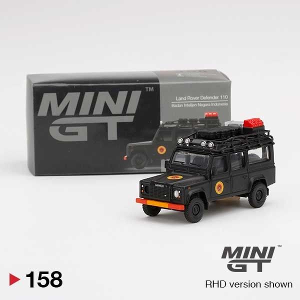 MINI GT Land Rover Defender 110 Badan Intelijen Negara Indonésia EMS Exclusive 1/64 (158)