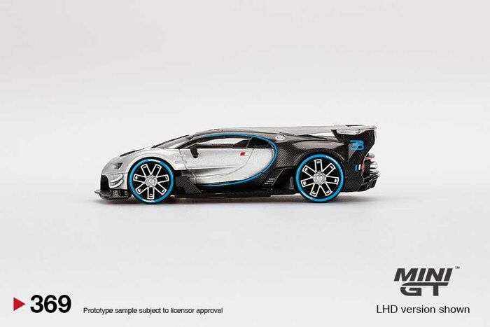 MINI GT Bugatti Vision Gran Turismo Silver 1/64 (369)