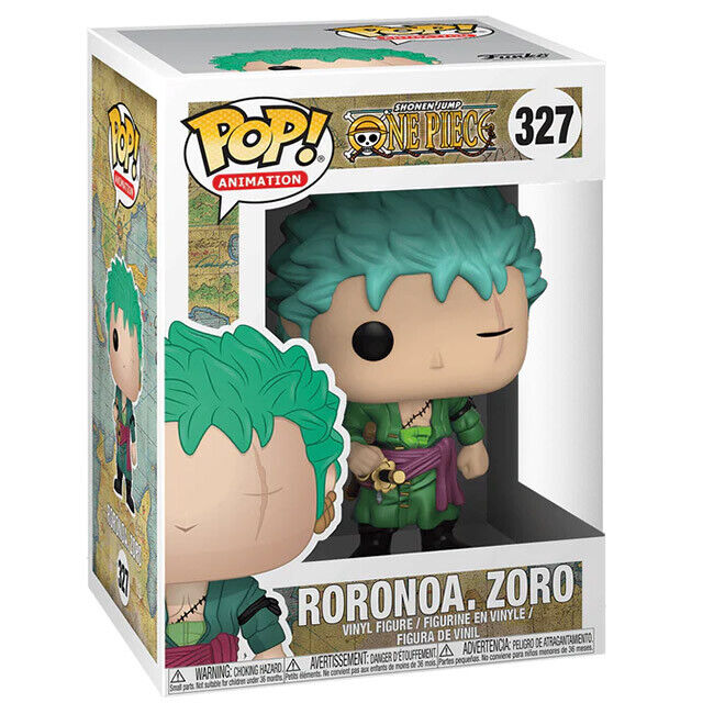 Funko Pop One Piece Roronoa Zoro #327 (caixa com dano)