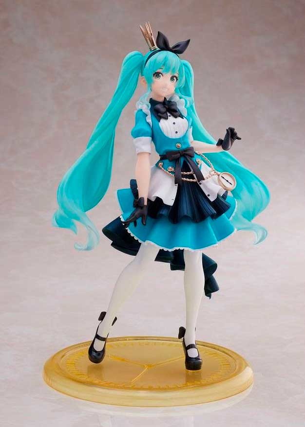 Taito Hatsune Miku Vocaloid Princess AMP Statue Hatsune Miku Alice Version 1