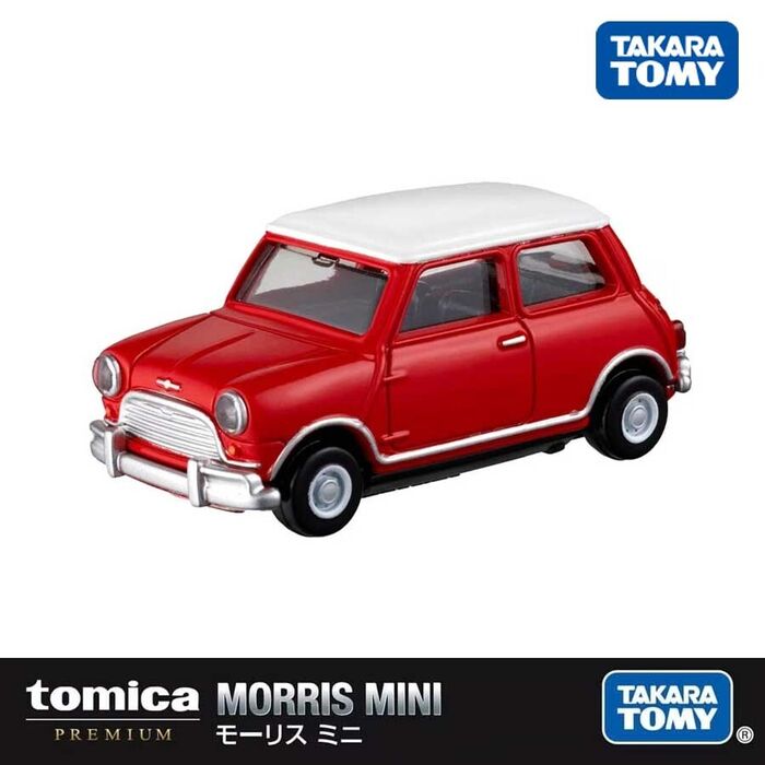 Tomica #12 Morris Mini Red/White 1/50 (TOPRE012)