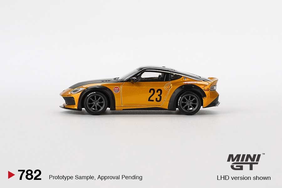 MINI GT 2024 Nissan Fairlady Z LB Nation Works Gold 1/64 (782) 3