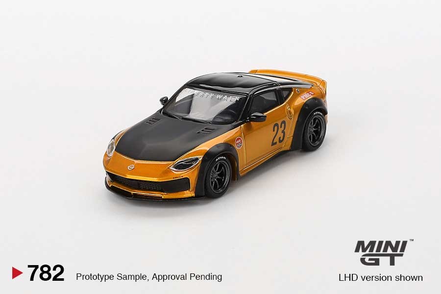MINI GT 2024 Nissan Fairlady Z LB Nation Works Gold 1/64 (782) 1