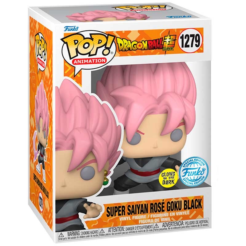 Funko Pop Dragon Ball Super - Super Saiyan Rosé Goku Black Special Edition & Glows in the Dark#1279 0