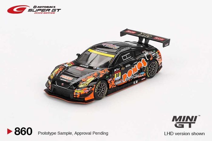 MINI GT Nissan GT-R NISMO GT3 #10 2023 SUPER GT SERIES "PONOS GAINER GT-R" 1/64 (860)