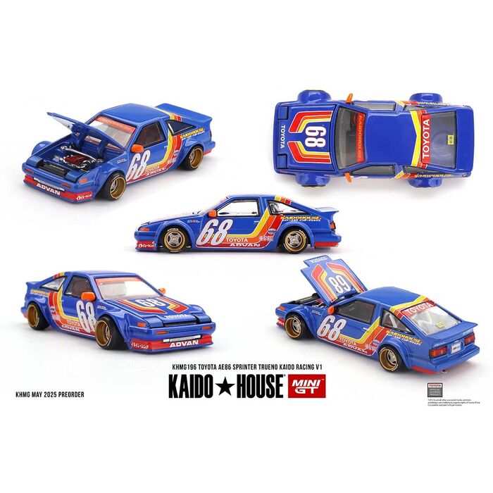 Kaido House Mini GT Toyota AE86 Sprinter Trueno Kaido Racing V1 1/64 (196)